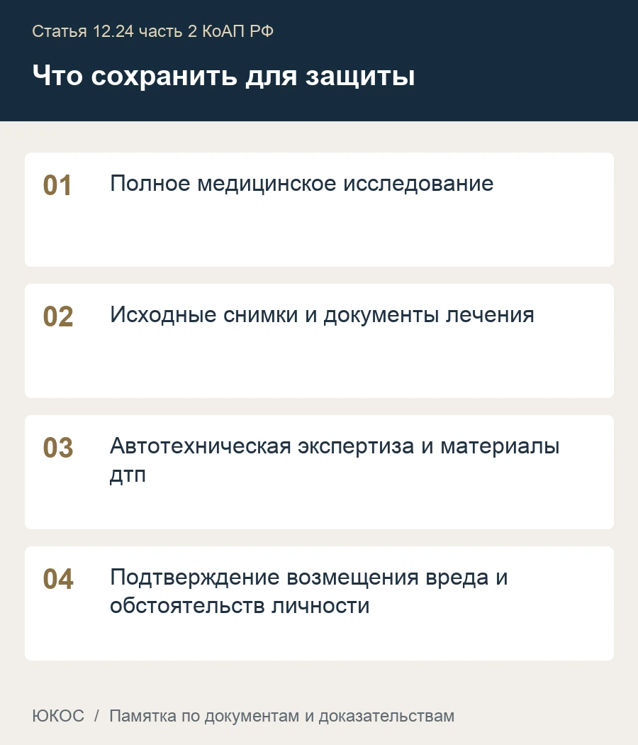 ДТП со средней тяжестью вреда: причинная связь, экспертиза и выбор наказания 1 Памятка: полное медицинское исследование, исходные снимки и документы лечения, автотехническая экспертиза и материалы ДТП, подтверждение возмещения вреда и обстоятельств личности